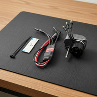 Force Compensation Brushless Engine and ESC Combo Upgrade Part Outrunner Engine with Metal Gearbox for Away-Road, Rock Crawling