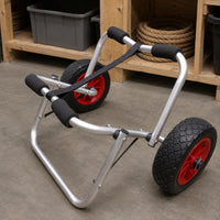 Kayak Trolley Black and Red Watercraft Trolley Solid Tires