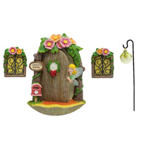 Resin Fairy Mailbox Ornament for Garden and Landscape