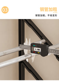 不锈钢鞋架多层家用简易省空间鞋架阳台放门口鞋柜防尘收纳鞋架