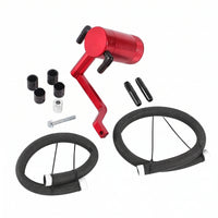 Rigid Oil Catch Can Kit with Bracket Long-Lasting Oil Breather Can with Hoses Universal Reservoir Tank Heat-Resistant for Car Builders