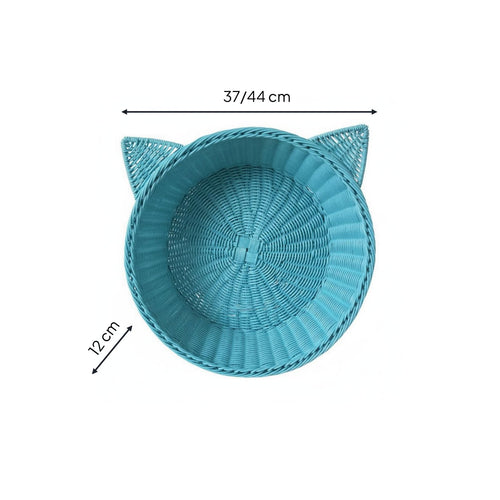 Breathable Feline Nest Year-Round Woven Feline Bed Lightweight for Small Dogs
