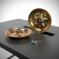 Pneumatic Cart Wheel Heavy Duty Hand Truck Wheel Pre-Installed Bearings Wheelbarrow Steel Rim