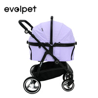 Evolpet中型宠物分离推车手推猫犬外出轻便铝合金车身加大包避震