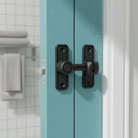 Push-Pull Door Bolt Glow in the Dark Sliding Door Lock Anti-Unauthorized Entry Flip Latch Lock for Toilet