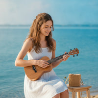 Soprano Ukuleles Beginner-Friendly Ukuleles with Rosewood Top Compact Stringed Instrument for Beginners, Students, Rehearsal Travel, Home