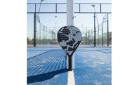 Non-Slip Grip EVA Core Beach Tennis Racket Precise Control Carbon Fiber Padel Racket Long-Lasting Carbon Fiber Padel Racquet Shock Absorption for Beginners