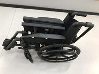 折叠无磁轮椅核磁共振检查转运安检体检急救救援担架黑色轮椅MRI