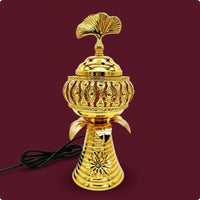 Electric Aroma Burner Compact Size Home Decor Vintage Look for Festival