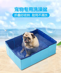 宠物洗澡盆可折叠中小型犬狗狗专用游泳池浴缸洗澡桶猫咪浴盆方形