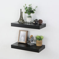 Wall-Mounted Solid Wood Shelf, No Drilling, Modern Minimalist, Multiple Sizes