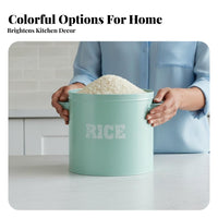 Moisture-Proof Large Capacity Rice Container Multi-Purpose Rice Storage Bin Long-Lasting for Pantry, Laundry Room