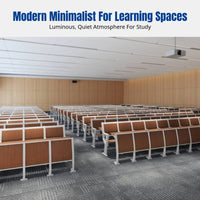Lecture Hall Row Chair, Fixed Auditorium Seating, Aluminum Alloy Frame