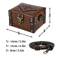 Medieval Alchemy Bottle Box Nordic Viking Retro Cosplay Prop