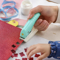 Handheld Hole Puncher for Loose-Leaf Binders and Cards, 1.5-5mm Round Hole Punch