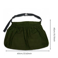Waist Harvesting Apron Large Capacity Fruit Picking Apron Adjustable Strap Crop Harvesting Pouch for Gardeners