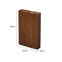 Wooden Umbrella Storage Holder Narrow-Space for Beside a Door, Wall Space