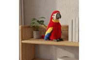 Birthday Gift Parrot Stuffed Toy Soft and Cute Stuffed Parrot Doll PP Cotton Filled for Playroom