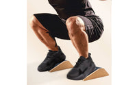 Stretch Wedge with Storage Bag Lightweight Cork Wedge Block Secure Fitness Prop for Home Workout