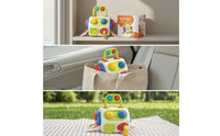 Infant Busy Toy with Handle Interactive Activity Cube with Buttons Busy Cube Developmental Toddler Activity Toy Sturdy