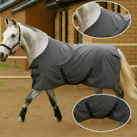 Skin-Friendly Winter Horse Blanket Anti-Chafe Fleece Horse Rug Quick-Drying Equestrian Supplies for Cold Weather, Outdoor