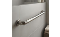 Polished Finish Bathroom Grab Bar Curved Bathroom Grab Rust Resistant Wall Mounted Handrail Secure Grip for Elderly, Seniors, Disabled, Shower, Bathtub, Toilet