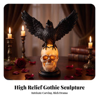Spooky Raven Lamp