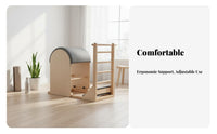 Improves Posture Pilates Spine Corrector Strengthens Muscle Groups Spine Corrector Arc Increases Flexibility Pilates Reformer Bed Solid Wood Frame for Women, Fitness Enthusiasts, Physical Treatment Patients, Gym, Rehabilitation Center