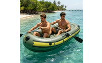Lightweight One-Person Inflatable Boat Portable Inflatable Boat with Grab Handles Comfortable Raft Supportive for Fishing