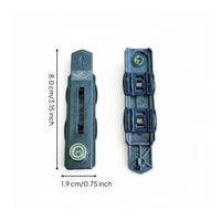 Aluminum alloy security breaksecurelock point, T-nail handle, door opening hardware attachment, protected fixing