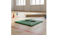 Safe Play Double Hole Foam Mat Long-Lasting Rainbow Hole Mat Cushioned Space Saving for Kindergarten
