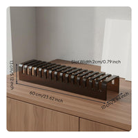 Acrylic Tile Display Stand Large Capacity Stone Sample Organizer for Contractors