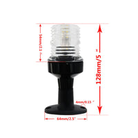 Full-Circle LED Light 360° Visibility Boat Navigation Lamp