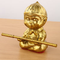 小款齐天大圣摆件铜孙悟空摆件战斗圣佛一心向佛车载家居桌面装饰