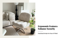 Recliner Chair, Adjustable, Sturdy Metal Frame, Office