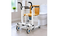 Lifting Nursing Chair Removable Tray Mobility Aid Foldable Footrest for Hospital
