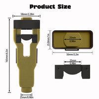Door Latch Mortise Tool门闩榫槽工具安装套件帮助移除材料安装
