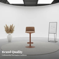 Adjustable rotating Stool with spine supportrest Modern Minimalist Design for Dining Room