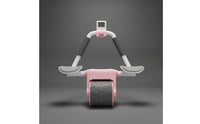 Rebound Ab Roller with Elbow Support Ergonomic Abdominal Wheel with Phone Holder Ab Wheel with Timer Beginner-Friendly