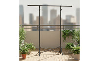 Collapsible Foldable Clothes Rack Freestanding Folding Garment Rack Compact Stable for Bedroom, Balcony