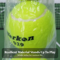 3 Balls Tennis Ball High Pressurized Tennis Balls Wear-Resistant for Competitive Athletes, Instructor Es, Tournaments, League Matches, Hard Courts