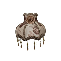 Lamp Shade Shabby-Chic Replacement Lamp Shade Beaded for Living Room
