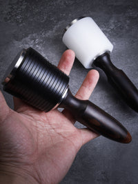 尼龙皮雕锤PA66材质DIY手工皮具工具木柄皮革尼龙捶
