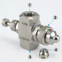 Stainless Steel Spray Tip, 1/4BSPT Female Thread Mist Nozzle, Cone Shape Spray Tip, Uniform and Fine - Image 6