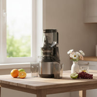 Slow Juicer Vertical Cold Press Juicer Juice Extractor Compact Appliance Countertop for Families, Kitchen, Breakfast