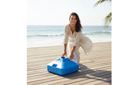 Portable 30L Umbrella Water Base Stable Support Water Filled Umbrella Base Heavy Duty Outdoor Shade Gear Weather Resistant for Garden