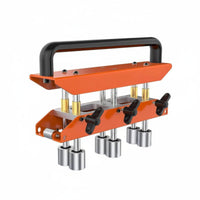 Portable Standing Seam Roofing Bender 6 Roller Bending Tool Large Radius Plate Bender for Roofers, Metalworkers, Construction Site, Workshop