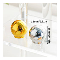 7 Pieces Round Ball Knob Even Surface Glossy Sphere Handle No Smudge