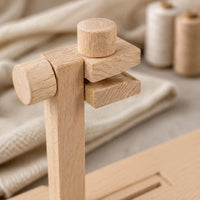 Beech Wood Embroidery Stand Handmade Table Embroidery Stand Anti-Slip Clips