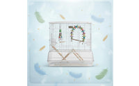Large Bird Breeding Cage Water-Resistant Clear Acrylic Bird Cage Easy to Clean